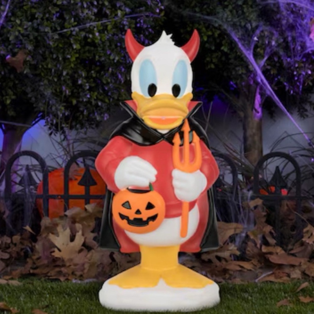 Devil Donald Duck Blow Mold